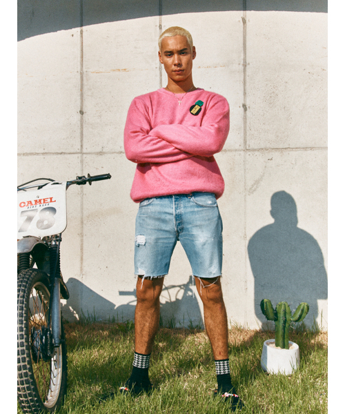 HIGHTIDEFRANKIE(ハイタイドフランキー)の「Frankie 3 Pins Round Knit Pink(ニット/セーター・メンズ・PINK・FREE)」の8枚目の写真