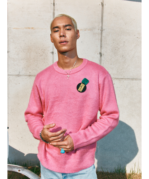 HIGHTIDEFRANKIE(ハイタイドフランキー)の「Frankie 3 Pins Round Knit Pink(ニット/セーター・メンズ・PINK・FREE)」の14枚目の写真