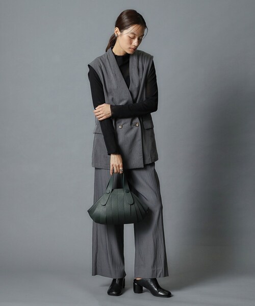HIROKO HAYASHI(ヒロコハヤシ)の「【数量限定】OSSO(オッソ)2wayハンドバッグ(ハンドバッグ・レディース・モスグリーン系3・00)」の19枚目の写真