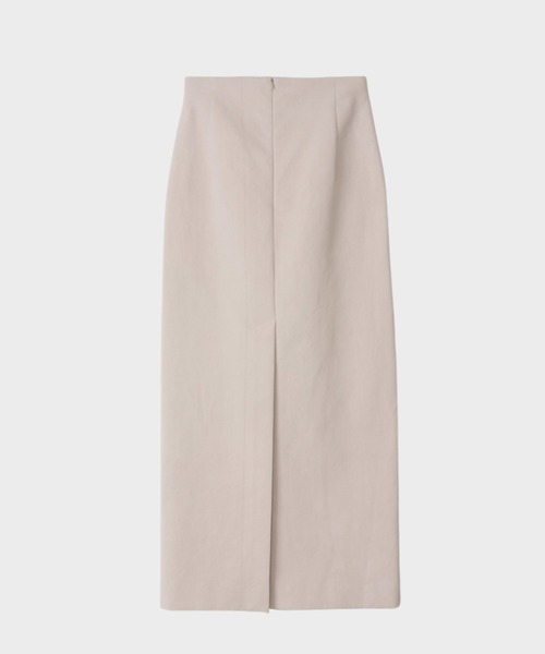 CINOH（チノ）の「DOUBLE CLOTH TIGHT SKIRT（スカート・レディース・ベージュ/ブラック・36/38）」の9枚目の写真