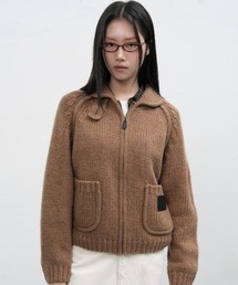 【GENERAL IDEA】ウールブレンドジップアップカーディガン / COZY WOOL BLEND ZIP-UP CARDIGAN
