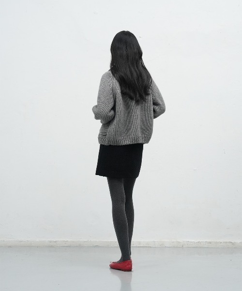 GENERAL IDEA(ジェネラルアイデア)の「【GENERAL IDEA】ウールブレンドジップアップカーディガン / COZY WOOL BLEND ZIP-UP CARDIGAN(カーディガン/ボレロ・レディース・グレー/アイボリー/ベージュ・L/M/S)」の17枚目の写真