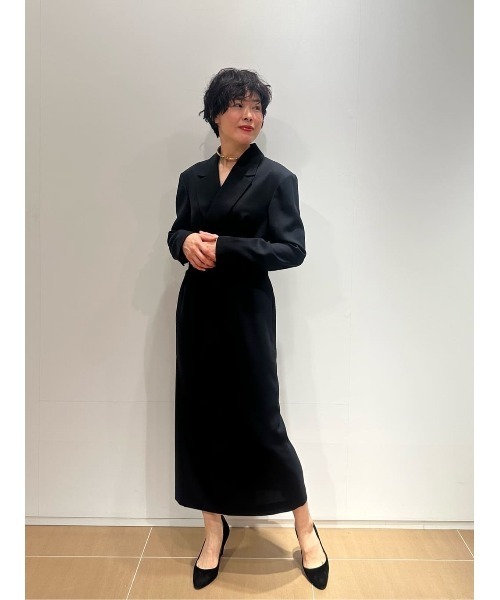 COLUMN(コラム)の「COLUMN / ウエストデザインワンピース<THE COLUMN>(ワンピース・レディース・ネイビー/ベージュ・36/38)」の14枚目の写真
