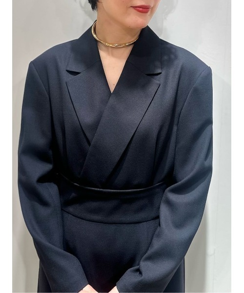 COLUMN(コラム)の「COLUMN / ウエストデザインワンピース<THE COLUMN>(ワンピース・レディース・ネイビー/ベージュ・36/38)」の17枚目の写真
