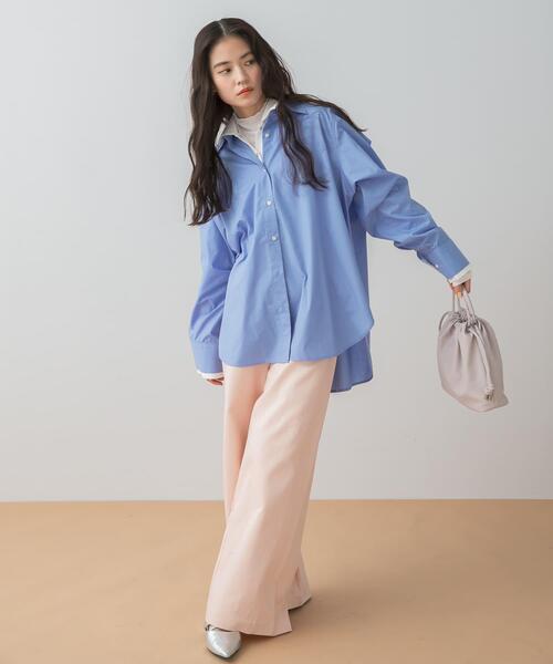 SENSE OF PLACE by URBAN RESEARCH（センスオブプレイスバイアーバンリサーチ）の「カラーワイドパンツ（その他パンツ・レディース・イエロー/ピンク/ブラウン・MEDIUM/SMALL）」の10枚目の写真