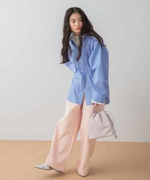 SENSE OF PLACE by URBAN RESEARCH（センスオブプレイスバイアーバンリサーチ）の「カラーワイドパンツ（その他パンツ・レディース・イエロー/ピンク/ブラウン・MEDIUM/SMALL）」の11枚目の写真