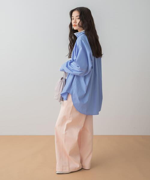 SENSE OF PLACE by URBAN RESEARCH（センスオブプレイスバイアーバンリサーチ）の「カラーワイドパンツ（その他パンツ・レディース・イエロー/ピンク/ブラウン・MEDIUM/SMALL）」の12枚目の写真