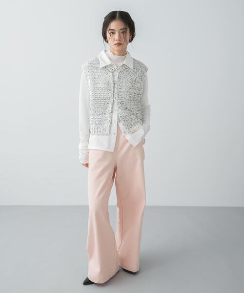 SENSE OF PLACE by URBAN RESEARCH（センスオブプレイスバイアーバンリサーチ）の「カラーワイドパンツ（その他パンツ・レディース・イエロー/ピンク/ブラウン・MEDIUM/SMALL）」の13枚目の写真