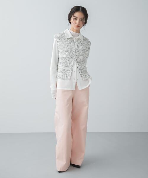 SENSE OF PLACE by URBAN RESEARCH（センスオブプレイスバイアーバンリサーチ）の「カラーワイドパンツ（その他パンツ・レディース・イエロー/ピンク/ブラウン・MEDIUM/SMALL）」の14枚目の写真