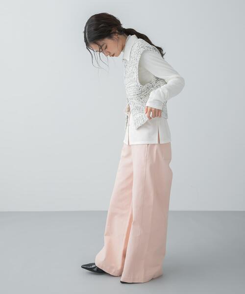 SENSE OF PLACE by URBAN RESEARCH（センスオブプレイスバイアーバンリサーチ）の「カラーワイドパンツ（その他パンツ・レディース・イエロー/ピンク/ブラウン・MEDIUM/SMALL）」の15枚目の写真