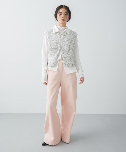 SENSE OF PLACE by URBAN RESEARCH（センスオブプレイスバイアーバンリサーチ）の「カラーワイドパンツ（その他パンツ・レディース・イエロー/ピンク/ブラウン・MEDIUM/SMALL）」の18枚目の写真