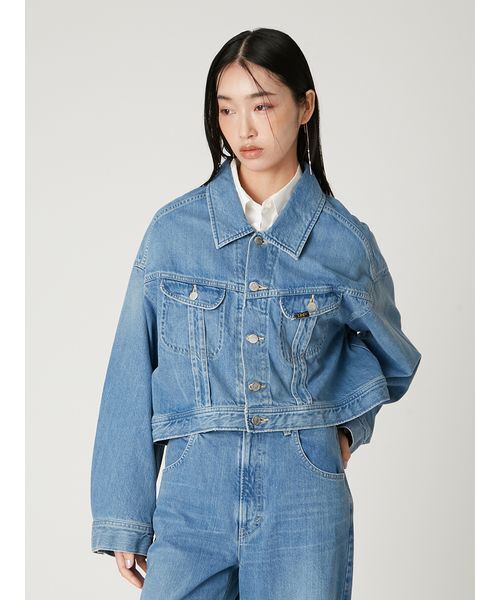 FRAY I.D(フレイアイディー)の「【Lee× FRAY I.D】デニムジャケット(デニムジャケット・レディース・ブルー/インディゴブルー・F)」の14枚目の写真