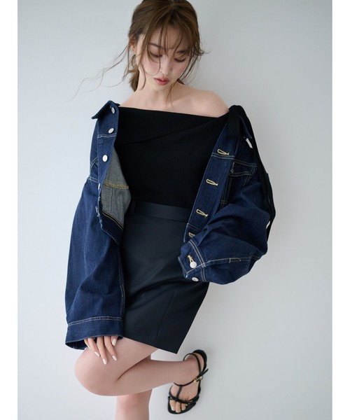 FRAY I.D(フレイアイディー)の「【Lee× FRAY I.D】デニムジャケット(デニムジャケット・レディース・ブルー/インディゴブルー・F)」の12枚目の写真