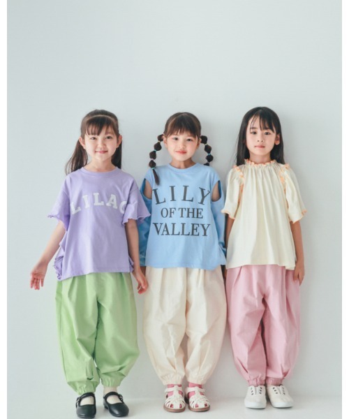 NHT(エヌエイチティー)の「NHT/エヌエイチティー ロングサーカスパンツ(その他パンツ・キッズ・アイボリー/ピンク/グリーン・150cm/140cm/130cm/120cm/110cm/160cm)」の12枚目の写真