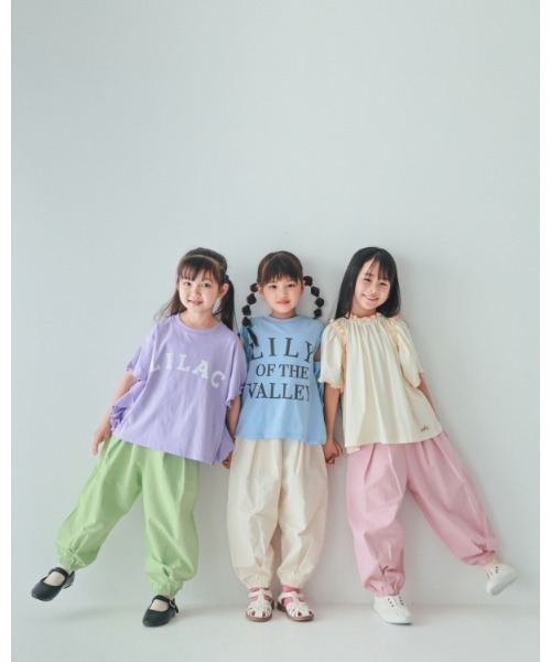NHT(エヌエイチティー)の「NHT/エヌエイチティー ロングサーカスパンツ(その他パンツ・キッズ・アイボリー/ピンク/グリーン・150cm/140cm/130cm/120cm/110cm/160cm)」の13枚目の写真