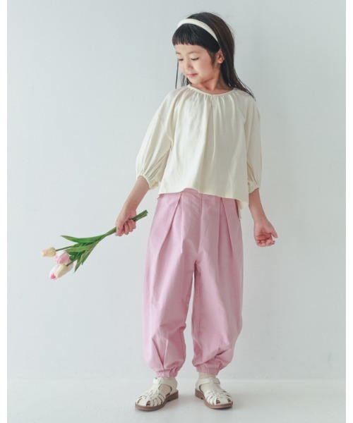 NHT(エヌエイチティー)の「NHT/エヌエイチティー ロングサーカスパンツ(その他パンツ・キッズ・アイボリー/ピンク/グリーン・150cm/140cm/130cm/120cm/110cm/160cm)」の21枚目の写真