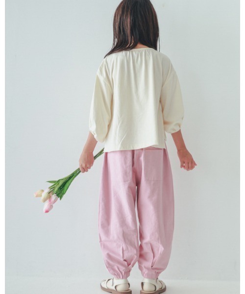 NHT(エヌエイチティー)の「NHT/エヌエイチティー ロングサーカスパンツ(その他パンツ・キッズ・アイボリー/ピンク/グリーン・150cm/140cm/130cm/120cm/110cm/160cm)」の22枚目の写真