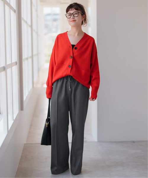 Spick & Span(スピックアンドスパン)の「《新色有り / 追加》P/Wイージースラックスパンツ(スラックス・レディース・チャコールグレー/ブラウン/ベージュ/ベージュ系その他・36/38/40)」の5枚目の写真