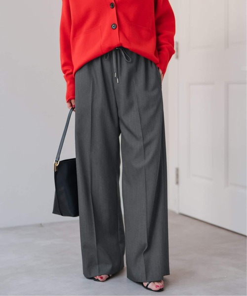 Spick & Span(スピックアンドスパン)の「《新色有り / 追加》P/Wイージースラックスパンツ(スラックス・レディース・チャコールグレー/ブラウン/ベージュ/ベージュ系その他・36/38/40)」の11枚目の写真