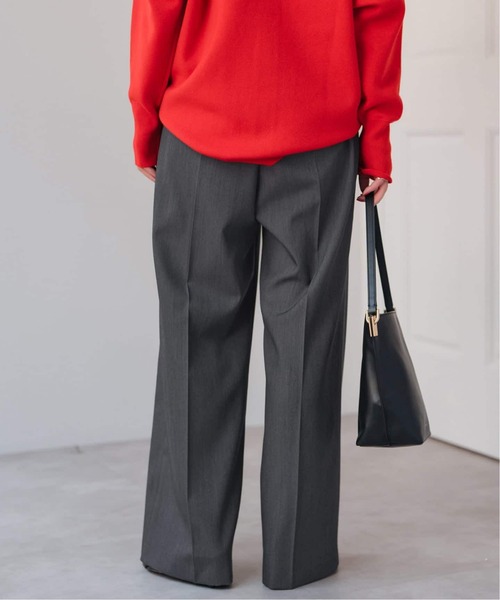 Spick & Span(スピックアンドスパン)の「《新色有り / 追加》P/Wイージースラックスパンツ(スラックス・レディース・チャコールグレー/ブラウン/ベージュ/ベージュ系その他・36/38/40)」の13枚目の写真