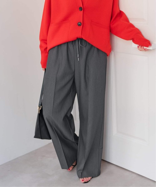 Spick & Span(スピックアンドスパン)の「《新色有り / 追加》P/Wイージースラックスパンツ(スラックス・レディース・チャコールグレー/ブラウン/ベージュ/ベージュ系その他・36/38/40)」の14枚目の写真