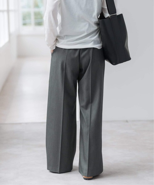 Spick & Span(スピックアンドスパン)の「《新色有り / 追加》P/Wイージースラックスパンツ(スラックス・レディース・チャコールグレー/ブラウン/ベージュ/ベージュ系その他・36/38/40)」の20枚目の写真