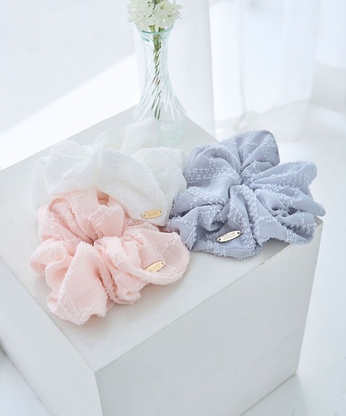 シュシュ jacquard check chouchou（シュシュ）｜Rose Muse（ロゼミューズ）の