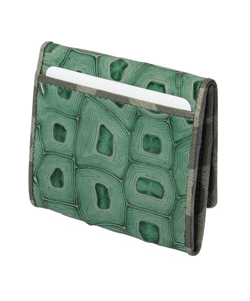 HIROKO HAYASHI(ヒロコハヤシ)の「COLLABORAZIONE(コラボラツィオーネ)薄型ミニ財布(財布・レディース・ダークグリーン・00)」の9枚目の写真
