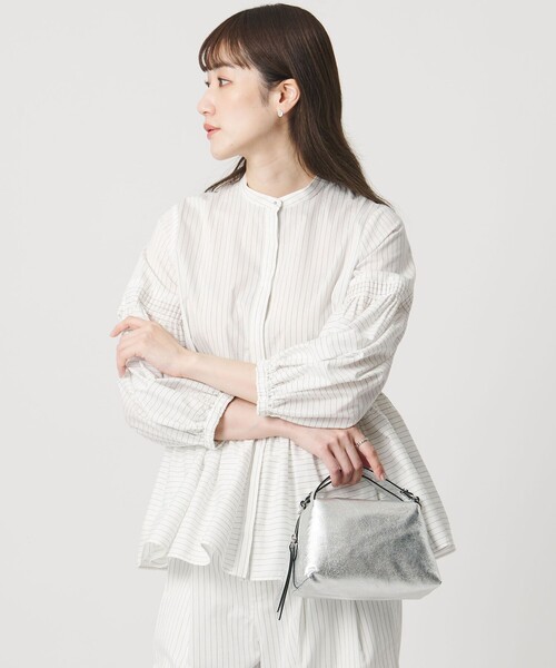 GIANNI CHIARINI(ジャンニ キアリーニ)の「<GIANNI CHIARINI>ALIFA MTL S バッグ 26SS(ショルダーバッグ・レディース・その他1/ダークグレー/ゴールド/シルバー・FREE)」の5枚目の写真