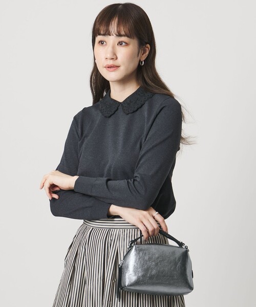 GIANNI CHIARINI(ジャンニ キアリーニ)の「<GIANNI CHIARINI>ALIFA MTL S バッグ 26SS(ショルダーバッグ・レディース・その他1/ダークグレー/ゴールド/シルバー・FREE)」の7枚目の写真