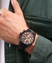 「Timberland/ティンバーランド」ヘニカー II - ブラック ダイヤル レザー