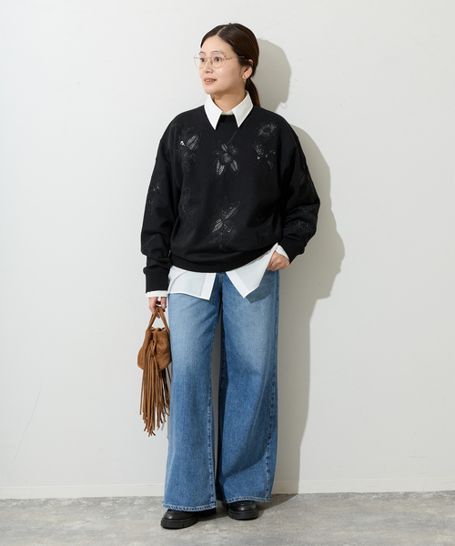 【どれみそ】RMFB×JOURNALSTANDARD別注 別注【TOLIGHT×JOURNALSTANDARD】ケミカルレースモチーフPO（Tシャツ