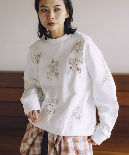 別注【TOLIGHT×JOURNALSTANDARD】ケミカルレースモチーフPO（Tシャツ