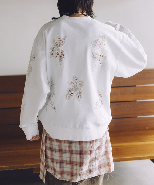 【どれみそ】RMFB×JOURNALSTANDARD別注 別注【TOLIGHT×JOURNALSTANDARD】ケミカルレースモチーフPO（Tシャツ