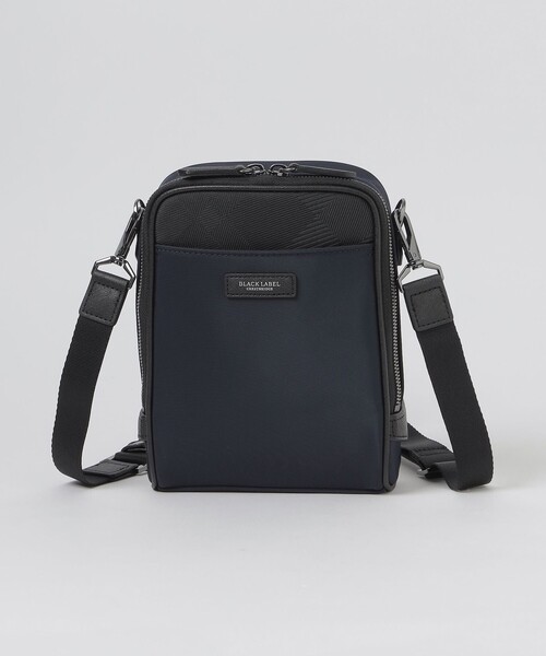 BLACK LABEL CRESTBRIDGE（ブラックレーベル・クレストブリッジ）の「ナイロンコンビカルゼシャドークレストブリッジチェックビジネスミニクロスボディバッグ（ボディバッグ/ウエストポーチ・メンズ・ネイビー/ブラック・FREE）」の16枚目の写真