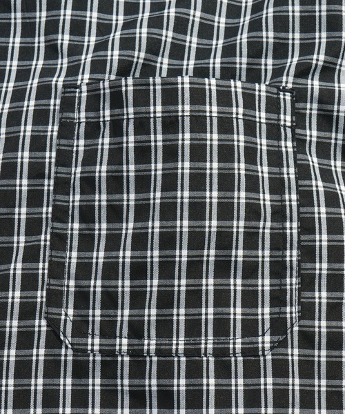Starting Over(スターティングオーバー)の「short length broadcloth regular fit check shirt/ショートレングス ブロードクロス レギュラーフィット チェックシャツ 短丈シャツ(シャツ/ブラウス・メンズ・ブラウン/ブラック・M/L)」の5枚目の写真