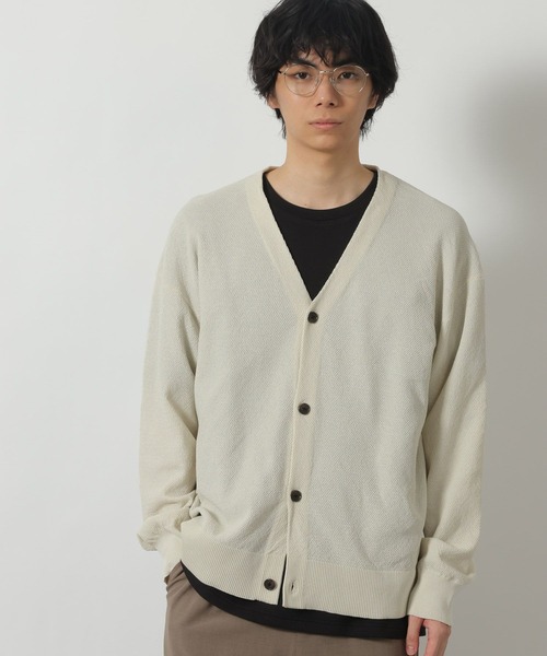 LAKOLE(ラコレ)の「鹿の子ニットカーデ / 640773(カーディガン/ボレロ・メンズ・ブラック/ブルー/ホワイト・LARGE/MEDIUM)」の17枚目の写真