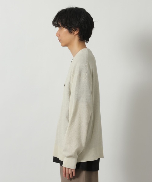 LAKOLE(ラコレ)の「鹿の子ニットカーデ / 640773(カーディガン/ボレロ・メンズ・ブラック/ブルー/ホワイト・LARGE/MEDIUM)」の13枚目の写真