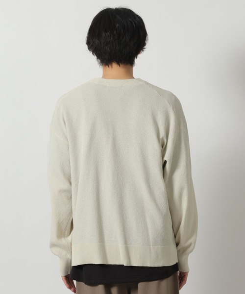 LAKOLE(ラコレ)の「鹿の子ニットカーデ / 640773(カーディガン/ボレロ・メンズ・ブラック/ブルー/ホワイト・LARGE/MEDIUM)」の14枚目の写真