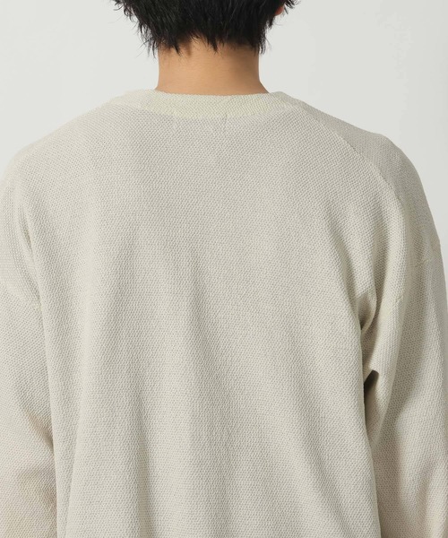 LAKOLE(ラコレ)の「鹿の子ニットカーデ / 640773(カーディガン/ボレロ・メンズ・ブラック/ブルー/ホワイト・LARGE/MEDIUM)」の15枚目の写真