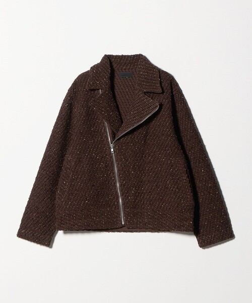 Coohem(コーヘン)の「<COOHEM> TW VL RIDERS/ライダーズジャケット(ライダースジャケット・メンズ・ネイビー/ダークブラウン・L/M)」の2枚目の写真