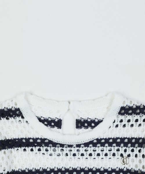 HARDCORE HAPPINESS(ハードコアハピネス)の「SIGNATURE STRIPE CROP KNIT_NAVY(ニット/セーター・レディース・その他・FREE)」の5枚目の写真