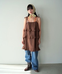 SANSeLF | 【SANSeLF】ティアードキャミワンピース saw26s008(ワンピース)