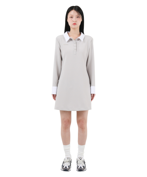 KATHARSIS(カタルシス)の「コルセットカラー ワンピース ベージュ ONE SIZE(ワンピース・レディース・その他・ONE SIZE)」の3枚目の写真