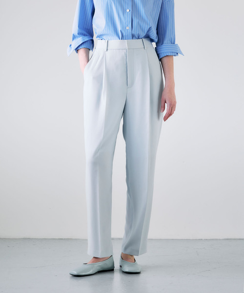 N.O.R.C(ノーク)の「【Oggi掲載】バックサテンストレッチタックストレートパンツ(その他パンツ・レディース・ネイビー/ホワイト/サックスブルー・S/M)」の16枚目の写真