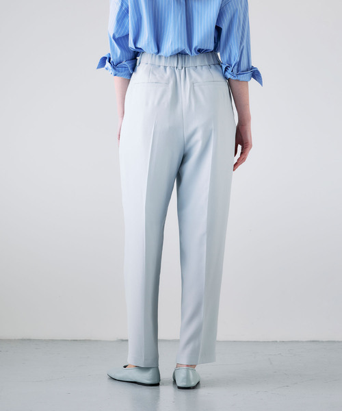 N.O.R.C(ノーク)の「【Oggi掲載】バックサテンストレッチタックストレートパンツ(その他パンツ・レディース・ネイビー/ホワイト/サックスブルー・S/M)」の18枚目の写真