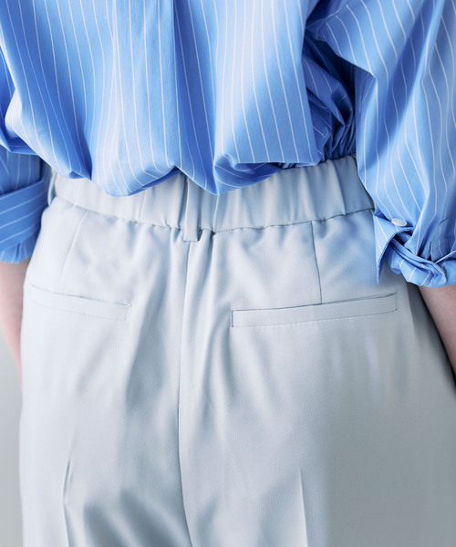 N.O.R.C(ノーク)の「【Oggi掲載】バックサテンストレッチタックストレートパンツ(その他パンツ・レディース・ネイビー/ホワイト/サックスブルー・S/M)」の22枚目の写真