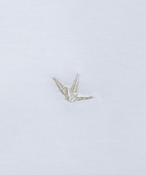 1PIU1UGUALE3  RELAX （ウノピゥウノウグァーレトレ リラックス）の「1PIU1UGUALE3 RELAX(ウノピゥウノウグァーレトレ リラックス)ラインストーン バックロゴ ロングTシャツ（Tシャツ/カットソー・メンズ・ホワイト/ブラック・S/M/L/XL/XXL）」の4枚目の写真