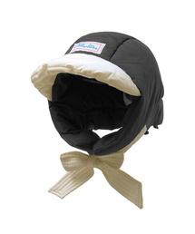 ALLINCOMPLETE（オールインコンプリート）の「パンダパディングバラクラバ（アイボリー＆ブラック）（ニットキャップ/ビーニー）」