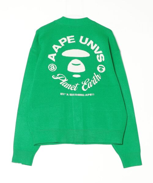 AAPE BY A BATHING APE(エーエイプバイアベイシングエイプ)の「AAPE KNIT CARDIGAN(カーディガン/ボレロ・メンズ・ブラック/ダークグリーン・SMALL/LARGE/X-LARGE/MEDIUM)」の11枚目の写真